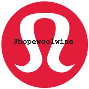 Maroon & striped lululemon headband